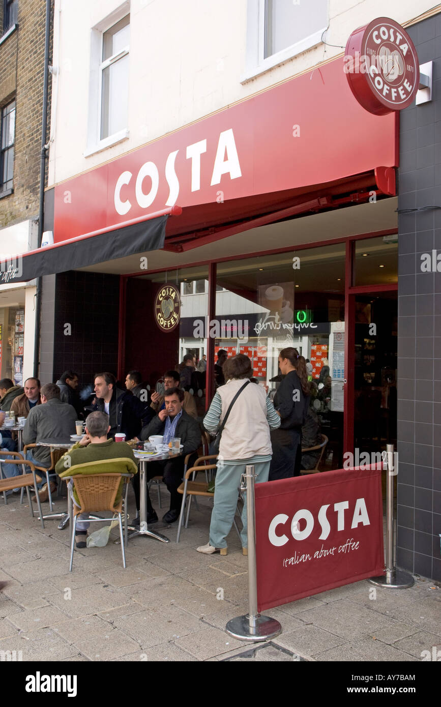 Costa Coffee, High Street, Hounslow, Middlesex, UK Stock Photo Alamy