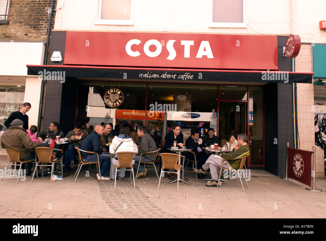Costa Coffee High Street Hounslow Middlesex UK Stock Photo Alamy
