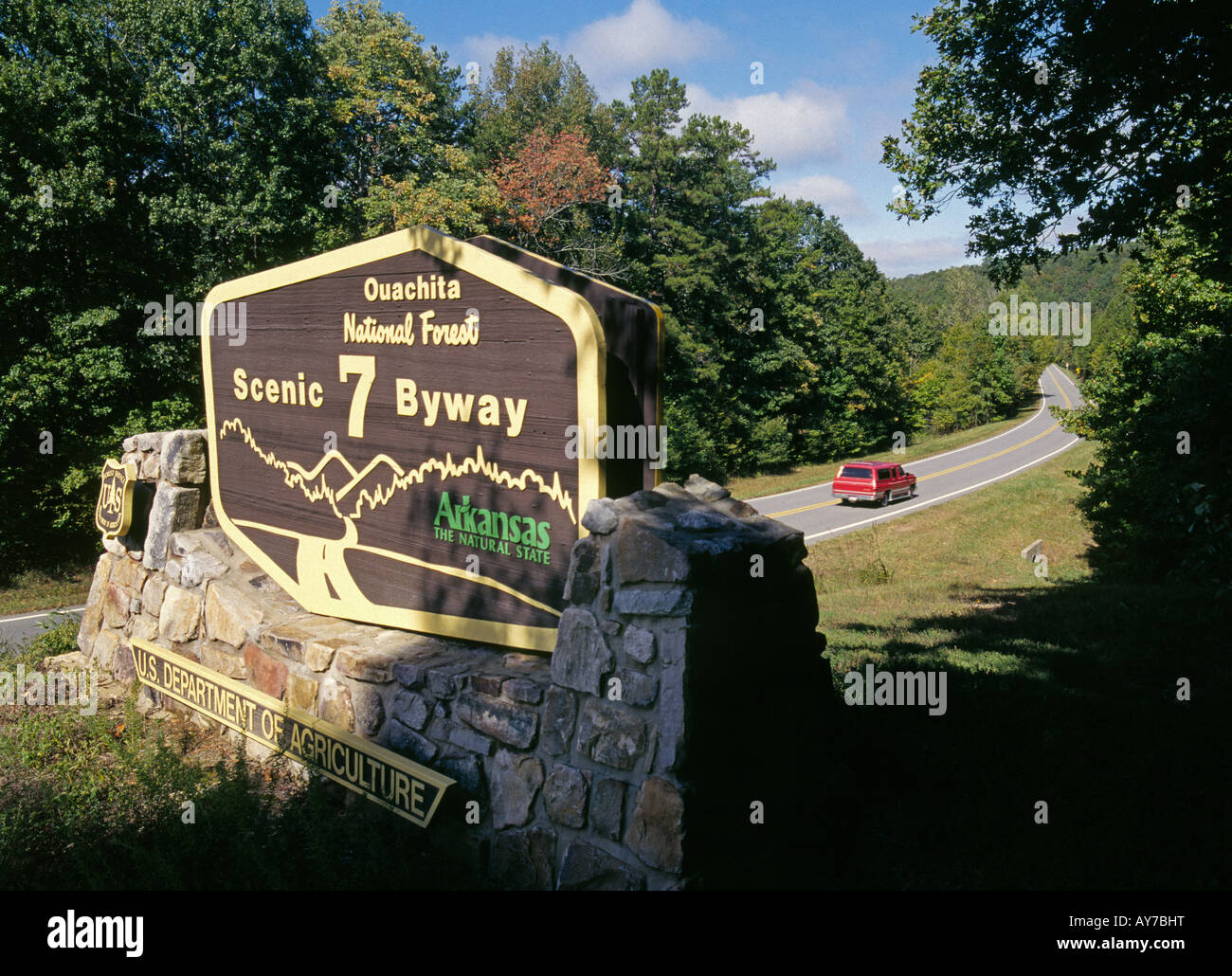 Map Of Highway 7 Arkansas - A View Of Scenic Highway 7 Byway In The Ouachita And Ozark Mountains AY7BHT