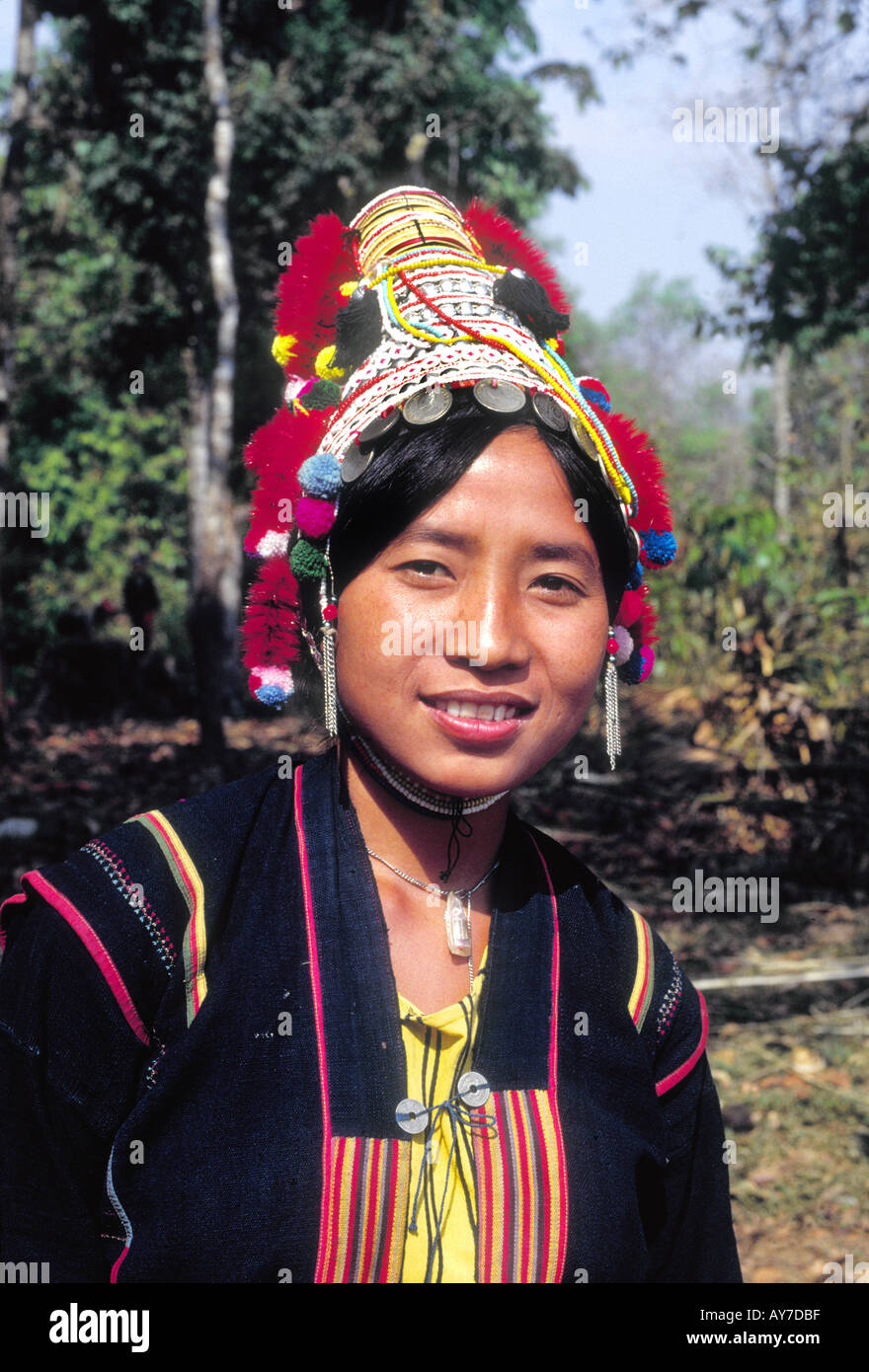 Ahka woman hi-res stock photography and images - Alamy