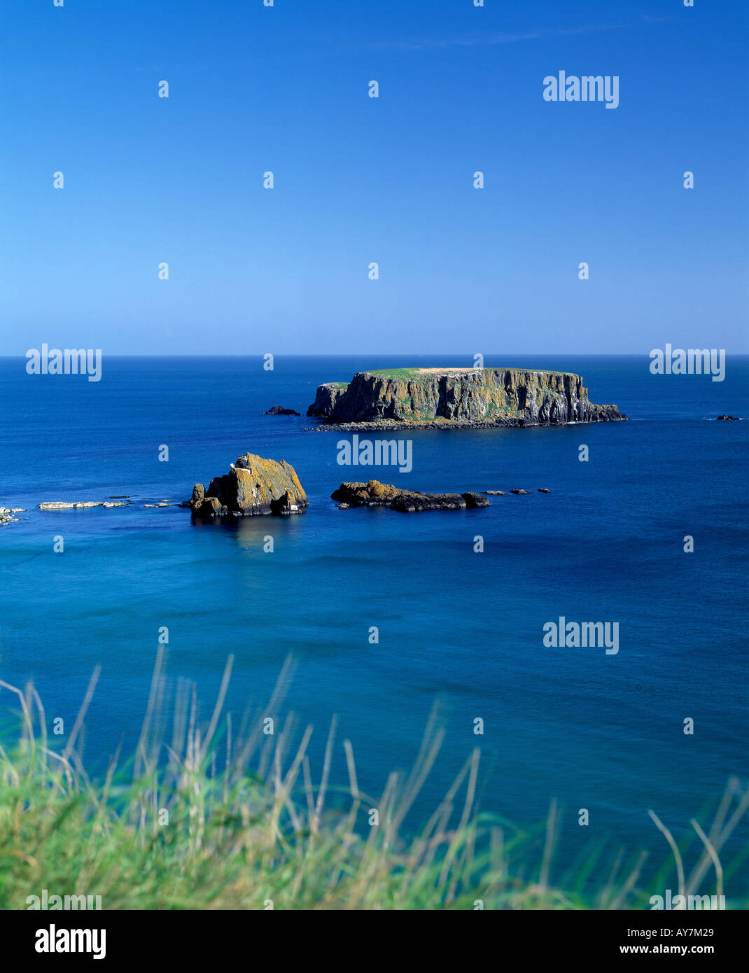 Off Shore Rocks offshore rocks sitting in the middle of the blue sea off the irish ...
