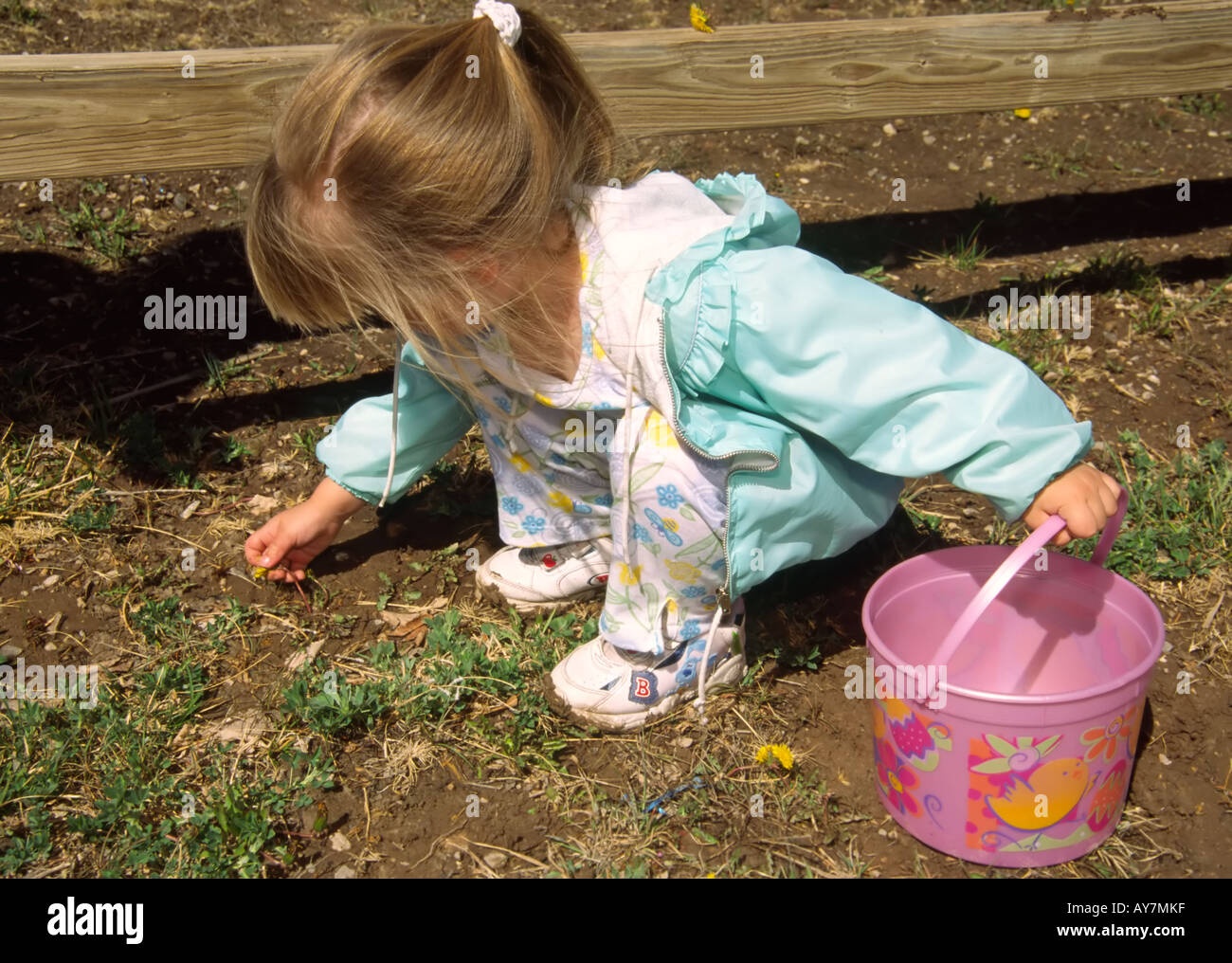 MR 0468 Aubrey Garcia hunts for Easter eggs, at the annual Easter Egg
