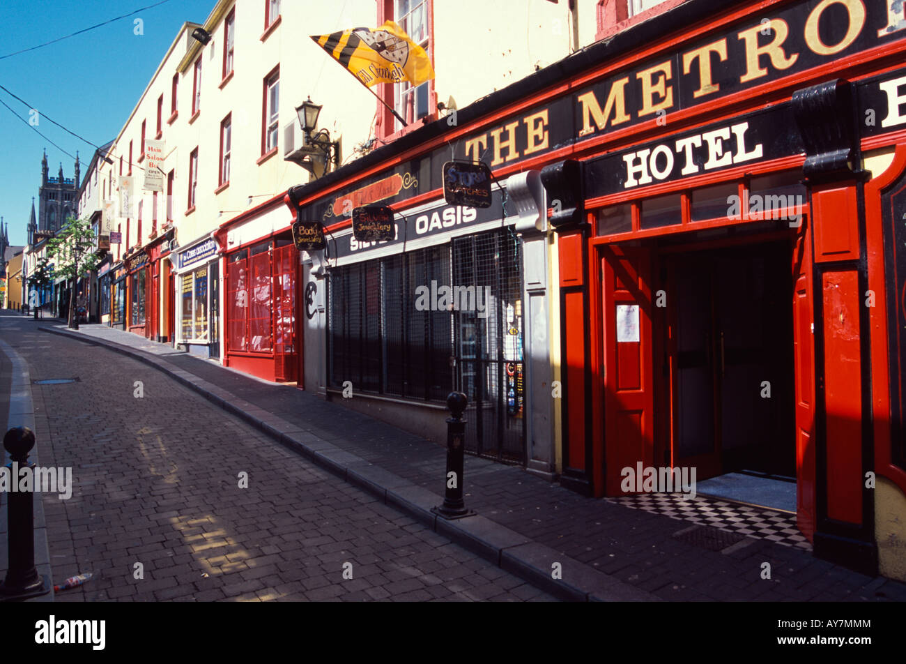 county kilkenny ireland kilkenny town centre james street Stock Photo