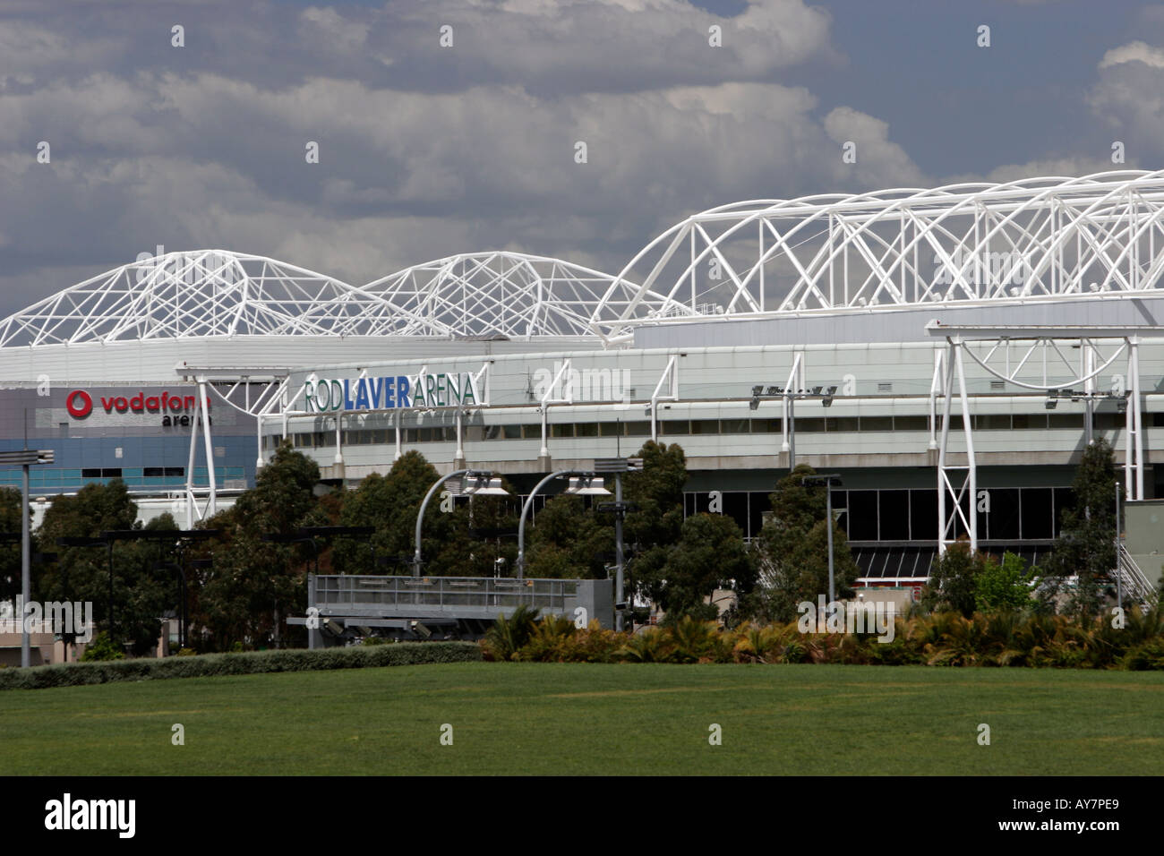 Vodafone Arena Rod Laver Arena Sports And Entertainment Centres Stock Photo Alamy