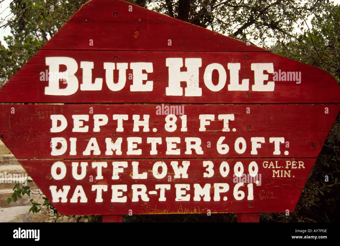 The Blue Hole is famed for crystal clear water, and a constant water