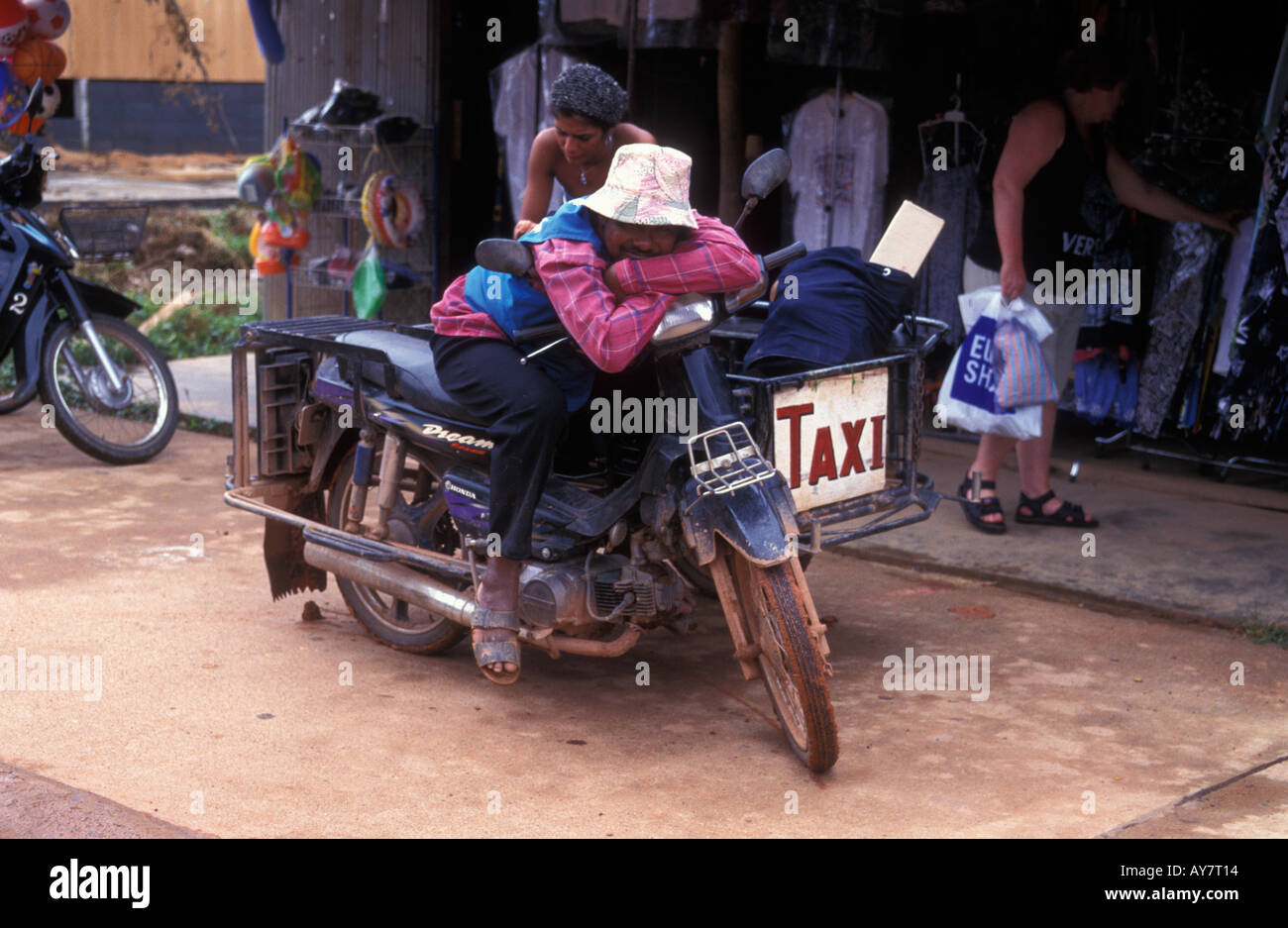 Local transport taxi service. Koh Lanta island, Thailand Stock Photo