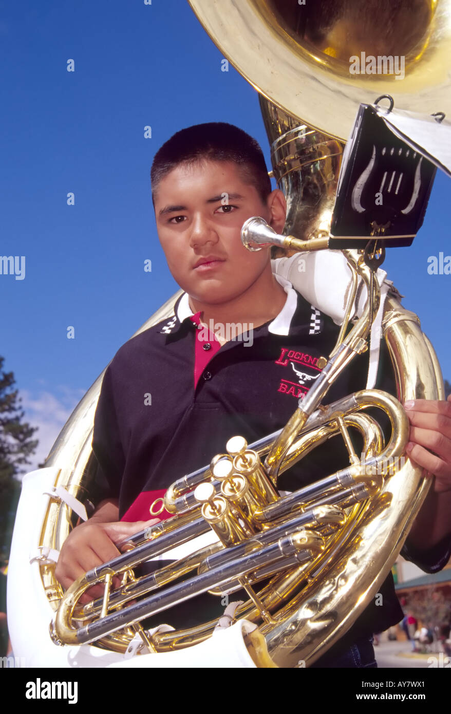 High school marching band tuba hires stock photography and images Alamy