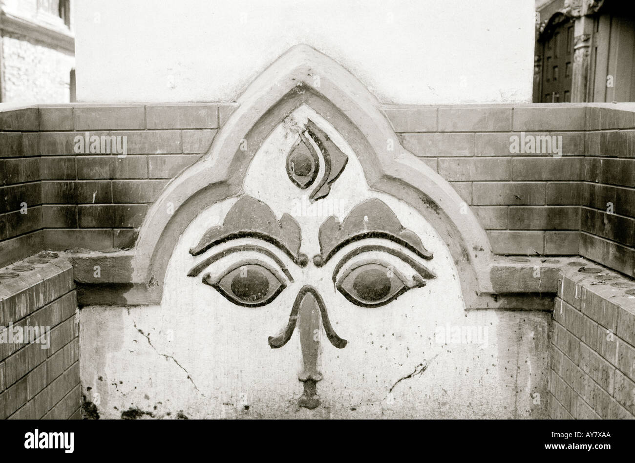 Travel Photography - Temple art in Kathmandu in Nepal in South Asia ...