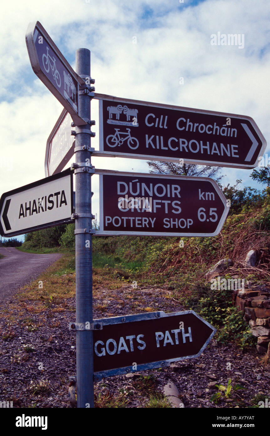 Ireland visitor centre sign hi-res stock photography and images - Alamy