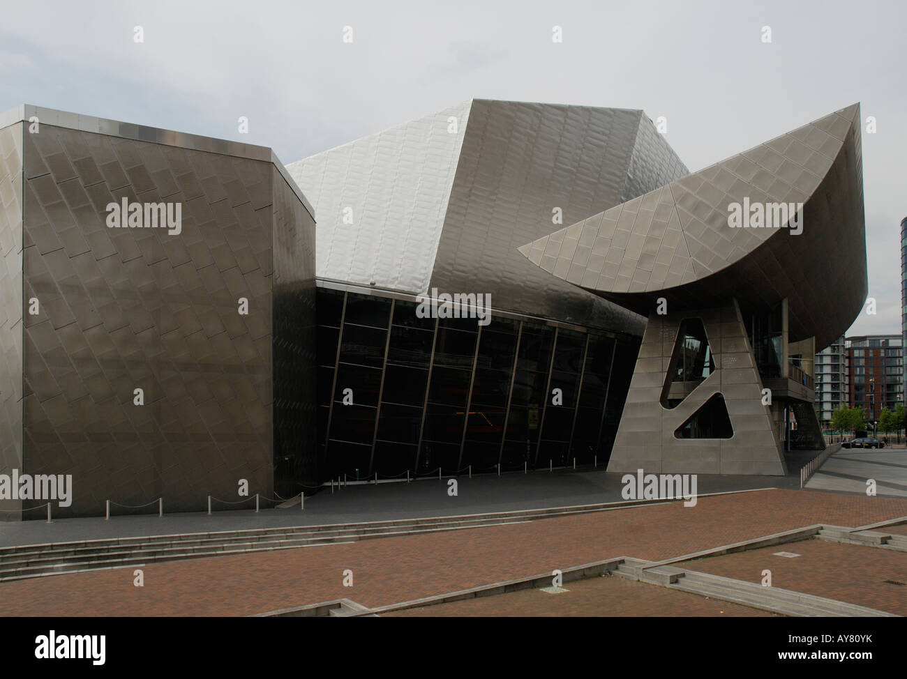 Lowry Centre Salford Keys Manchester. Architect Michael Wilford and Partners. Stock Photo