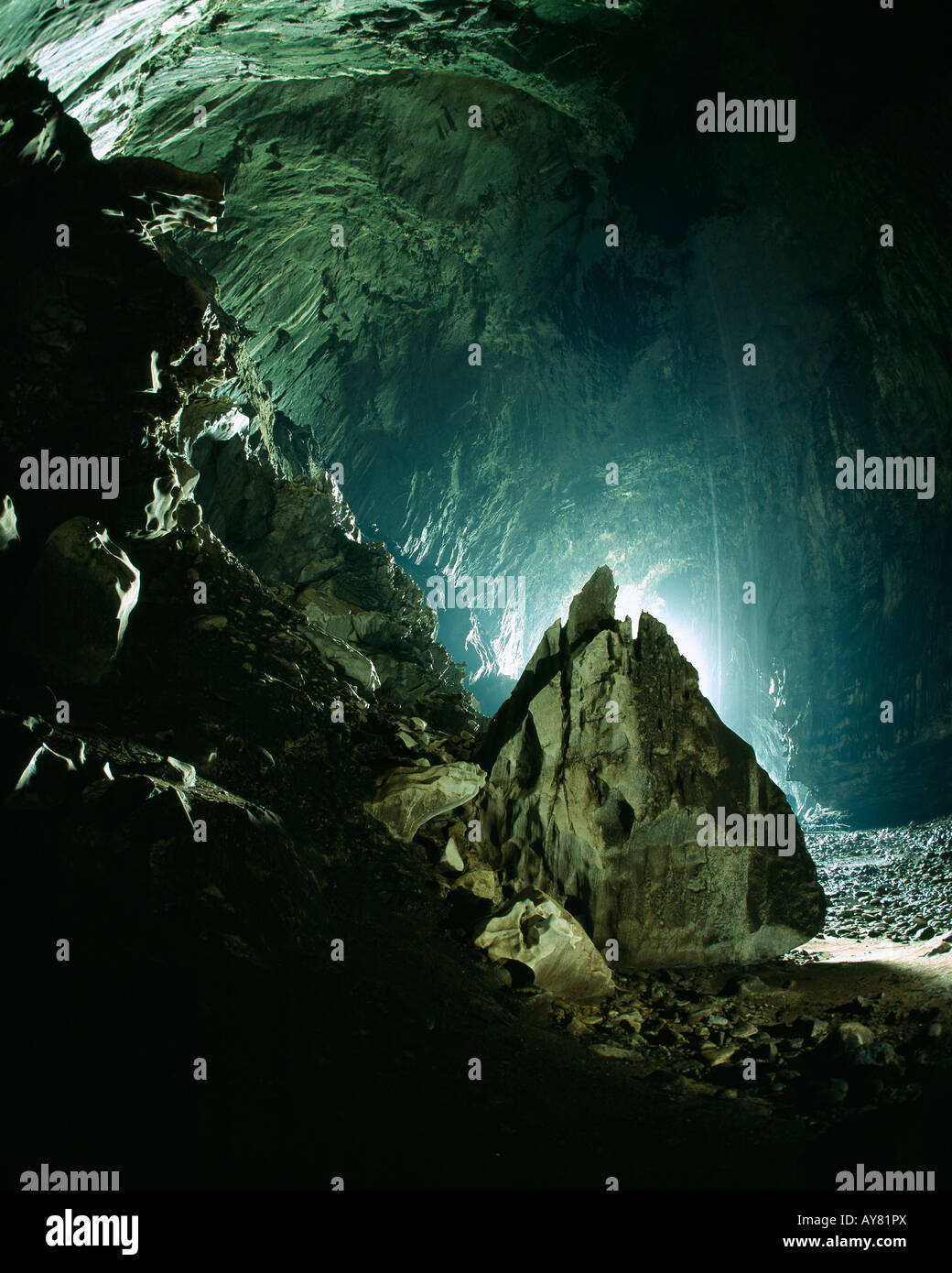 Deer Cave, Mulu Naitonal Park, Sarawak, Malaysian Borneo Stock Photo