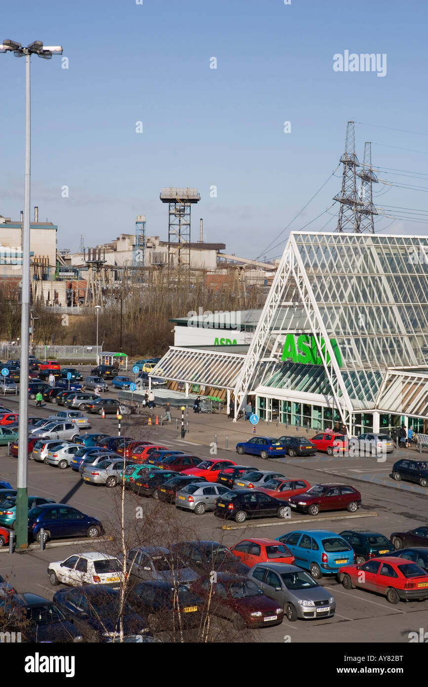 Asda supermarket Burton on Trent Stock Photo Alamy