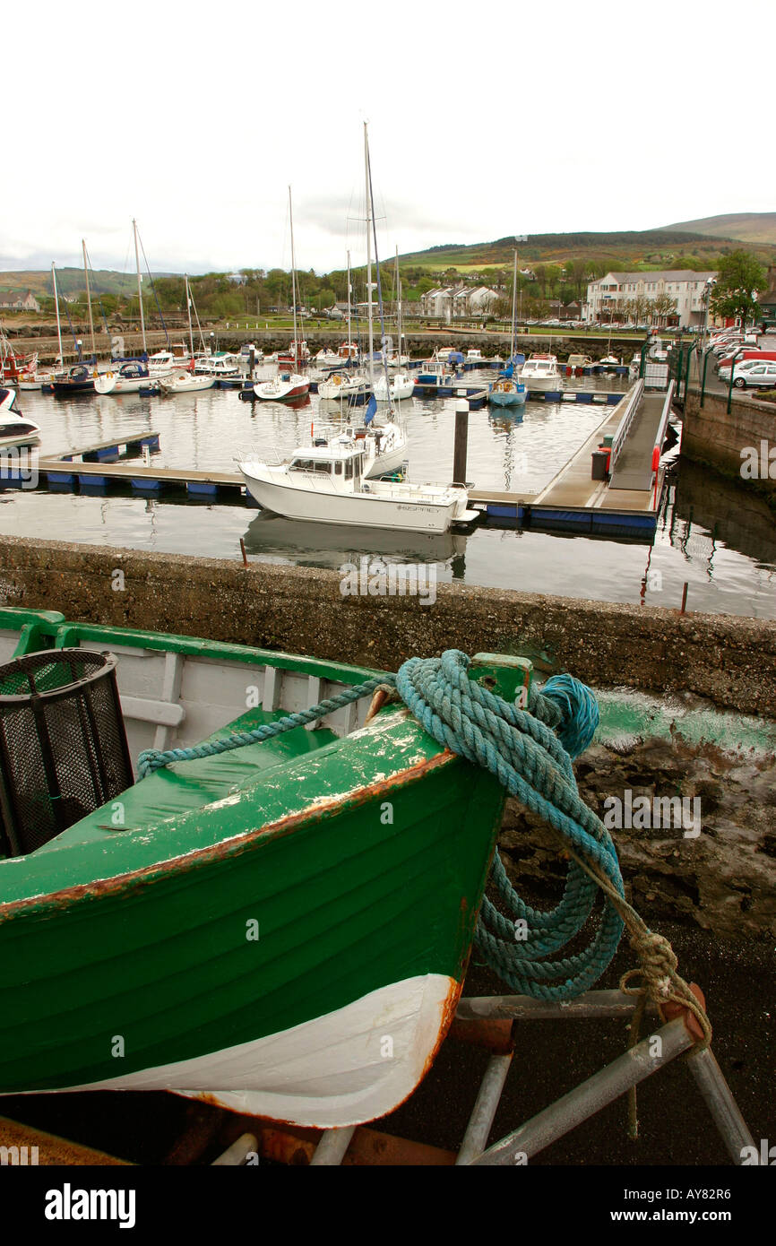 County Antrim Ballycastle marina Stock Photo