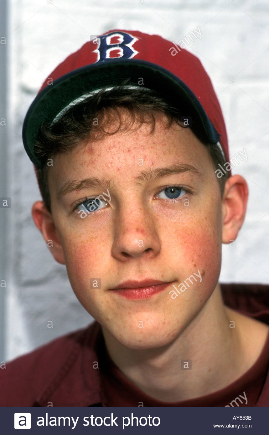 boy with baseball cap