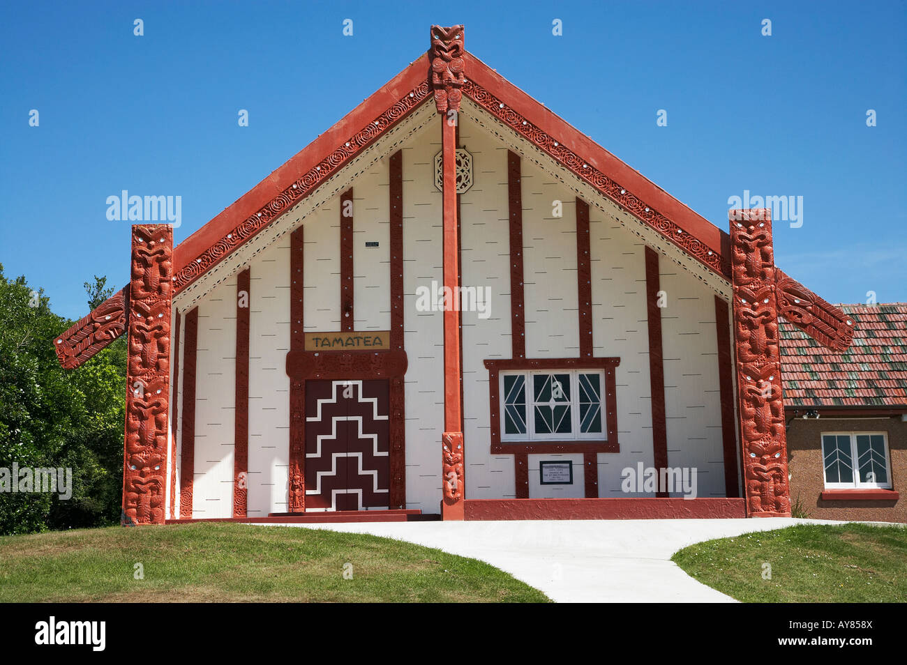 Meeting House Otakou Marae Otago Peninsula Dunedin South Island New