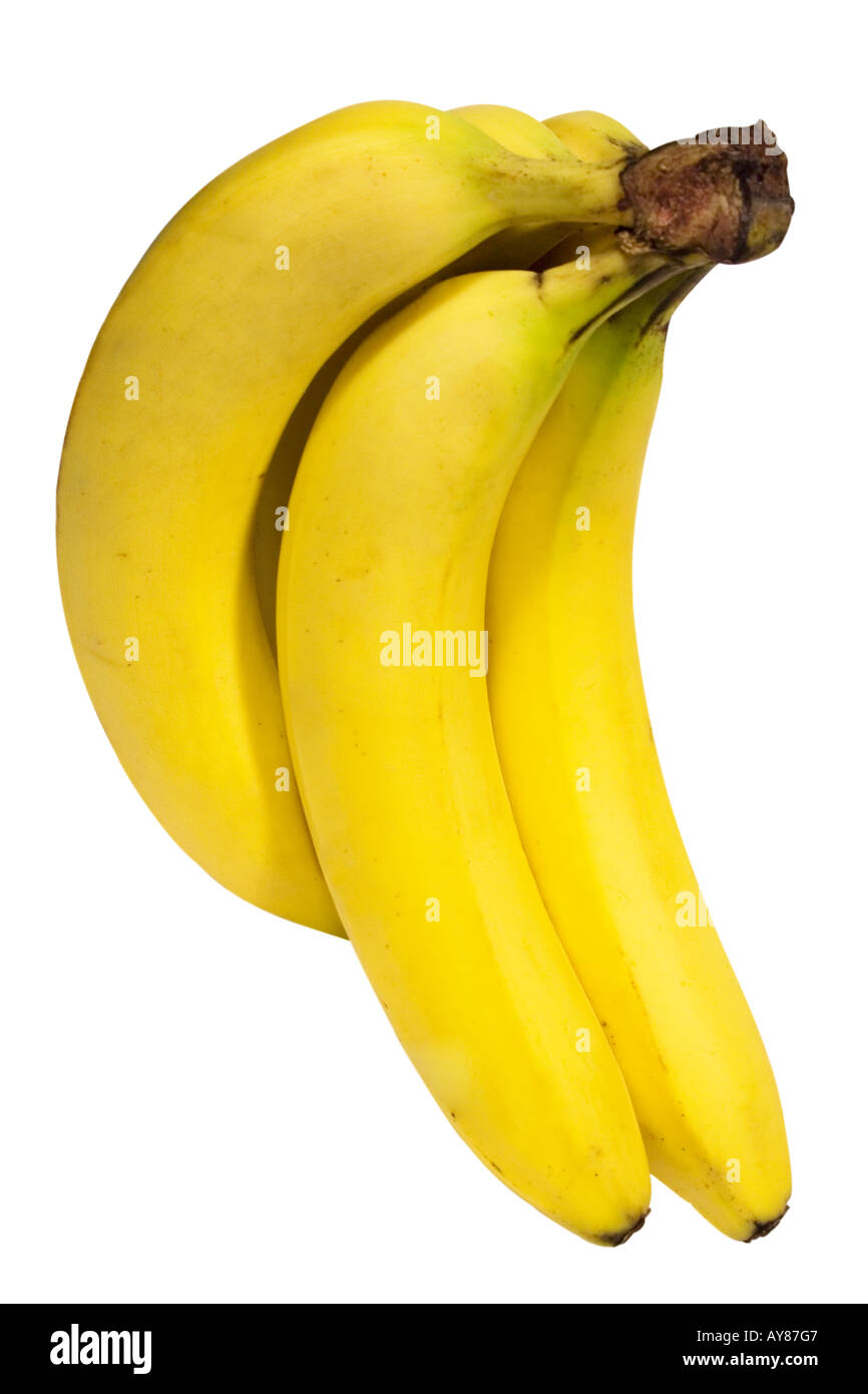 Bunch of Bananas (Portrait Stock Photo Alamy