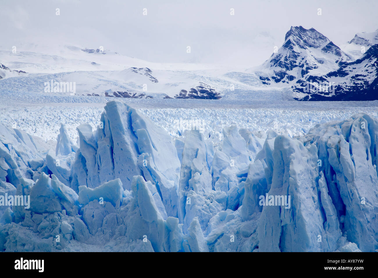 The Perito Moreno Glacier in Southern Argentina Stock Photo
