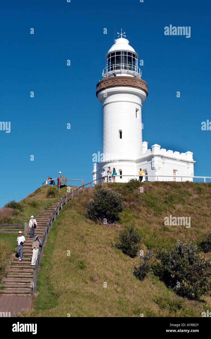 Byron Bay Lighthouse at daytime, New South Wales, Australia Stock Photo