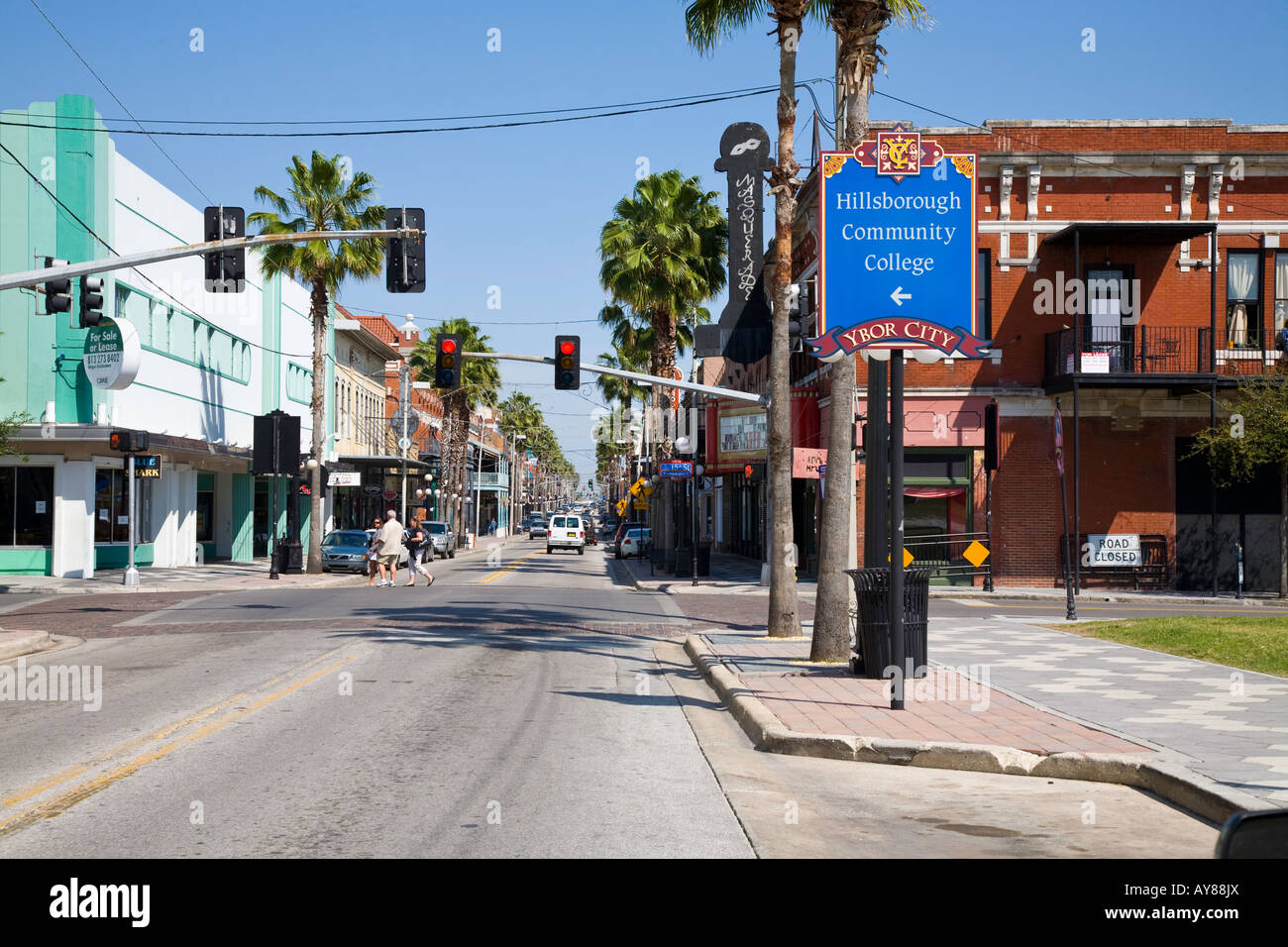 Historical Ybor City near Tampa Florida USA Stock Photo Alamy