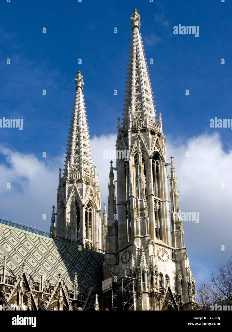Votivkirche (votive church) on the Ringstrasse by architect Heinrich