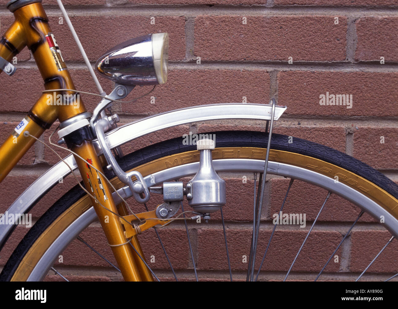 Bicycle dynamo Stock Photo