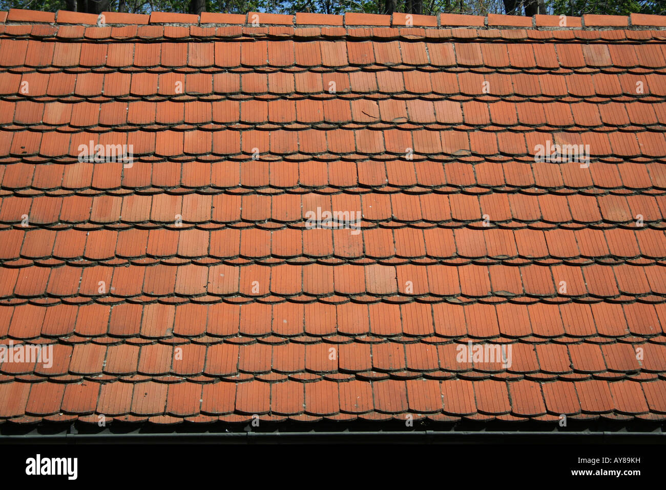 Tiling roof background texture of medieval architecture Stock Photo - Alamy