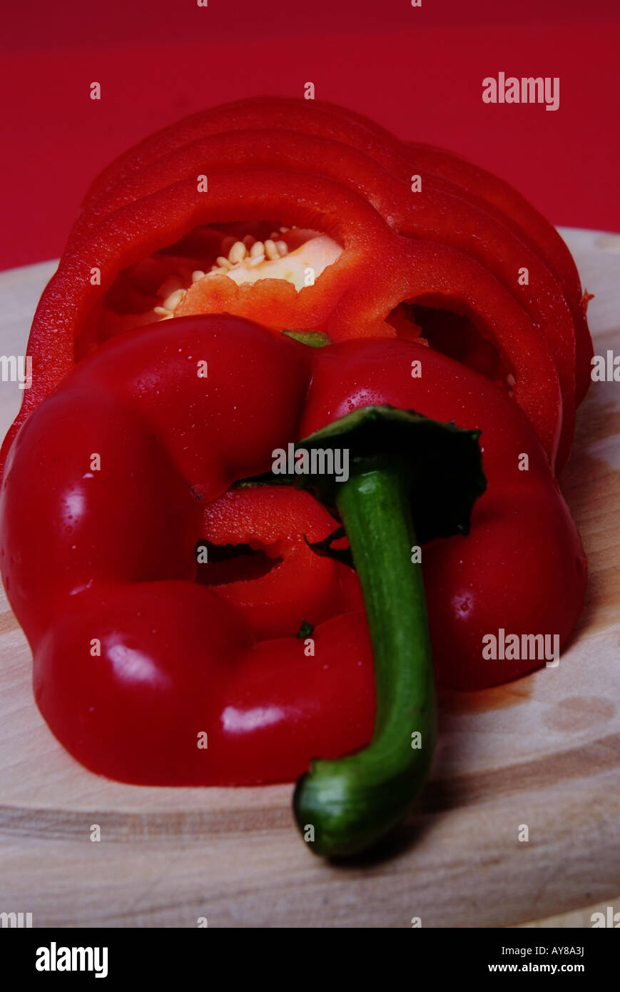 red paprika | Rote Paprika Stock Photo