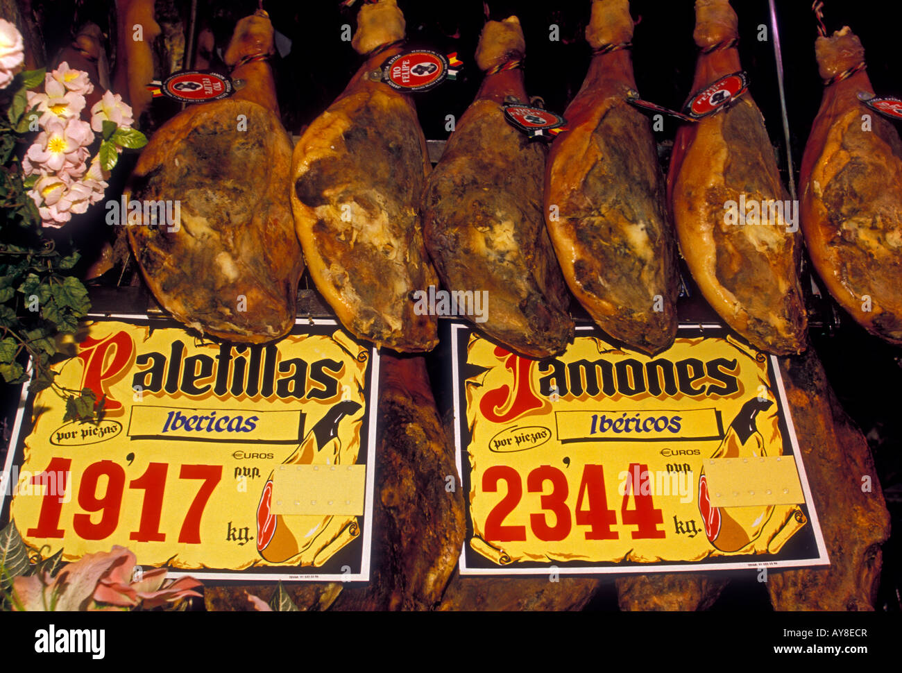 dry cured ham, cured ham, Museo del Jamon, Museum of Ham, Carrera San