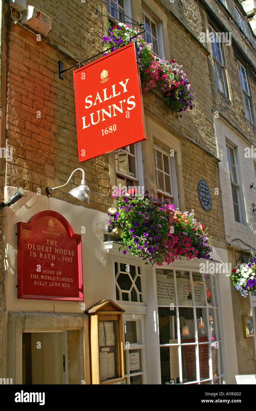Sally Lunns tearooms BATH England UK Stock Photo