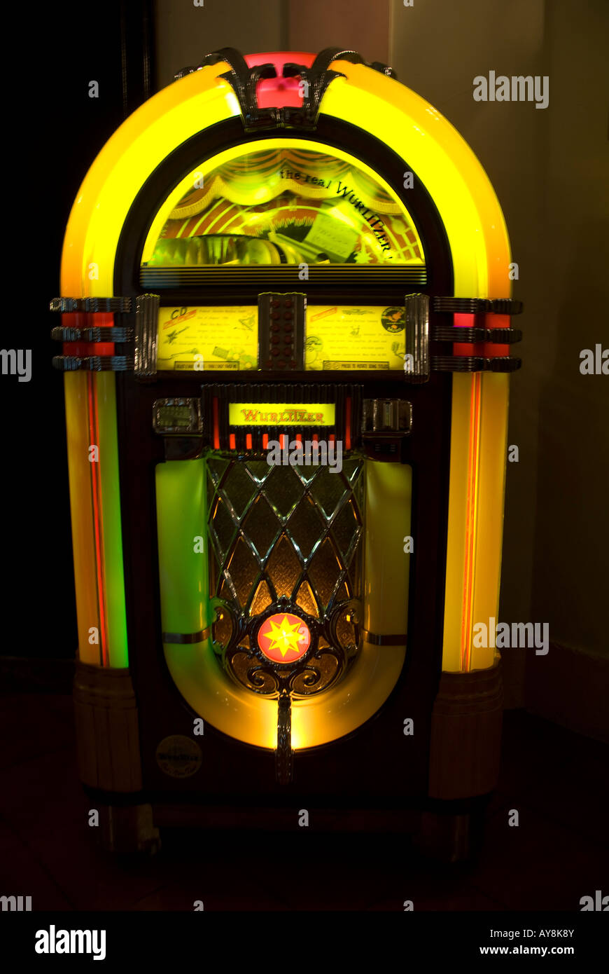 Jukebox, music machine Stock Photo