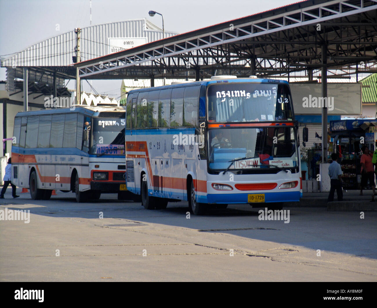 Northern bus station Bangkok Thailand Stock Photo