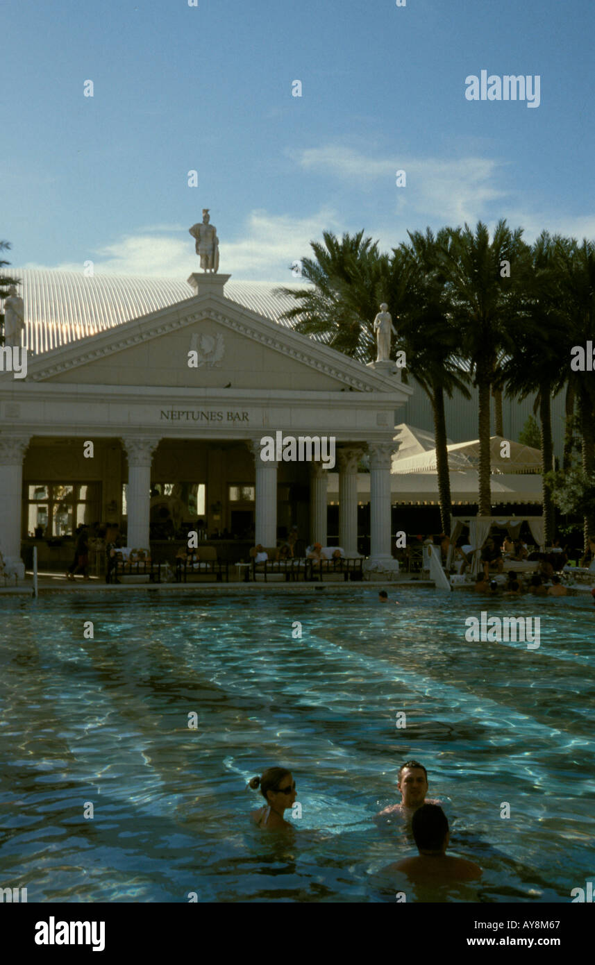 People Swimming and Relaxing at the Caesars Palace Casino Pool Editorial  Photography - Image of place, landmark: 142804137