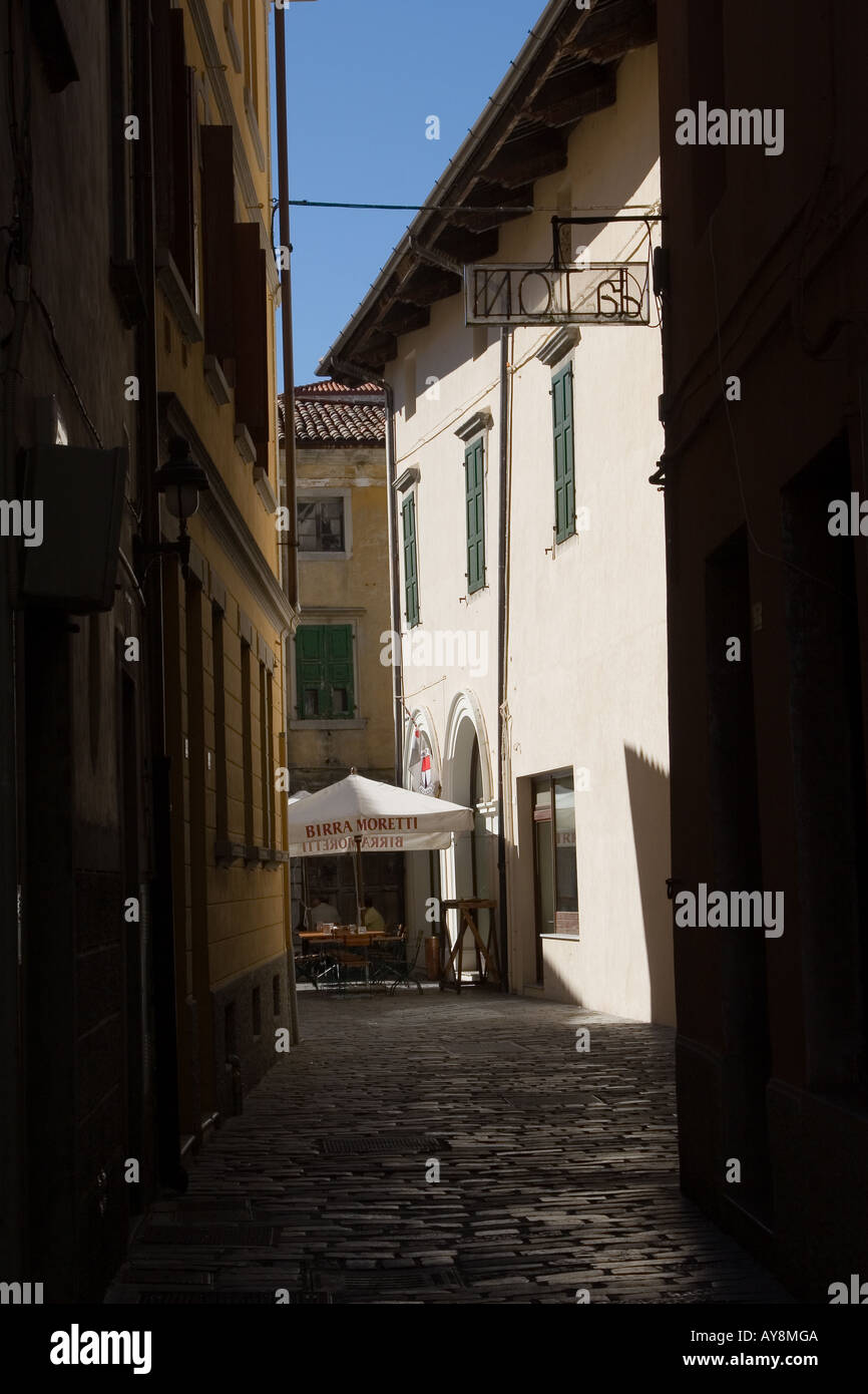 Stock Photo of A Narrow Street in Cividale del Friuli Italy Stock Photo ...