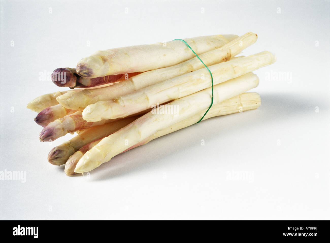 Bunch of white asparagus, close-up Stock Photo