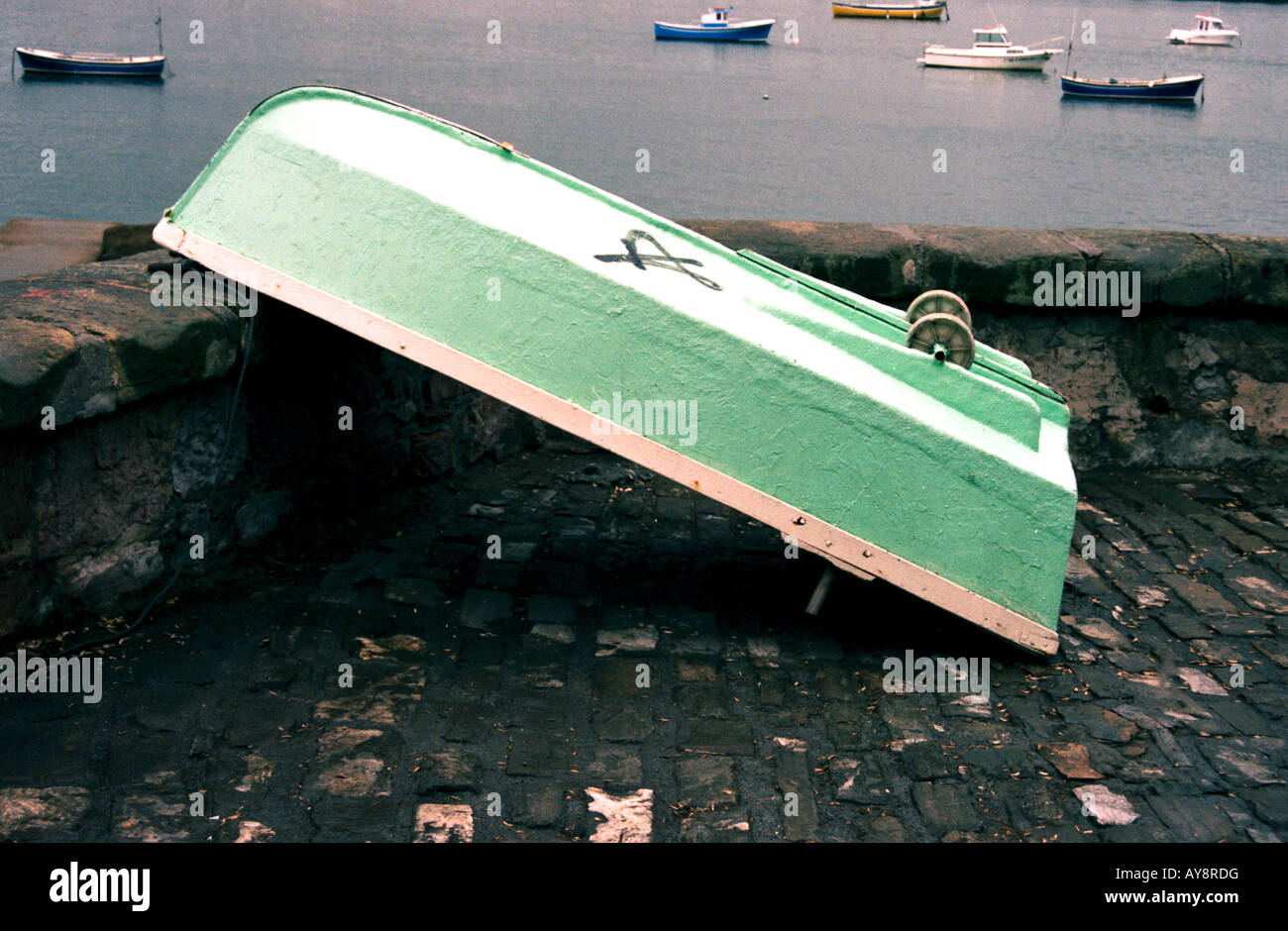 Boat dinghy upside down hires stock photography and images Alamy