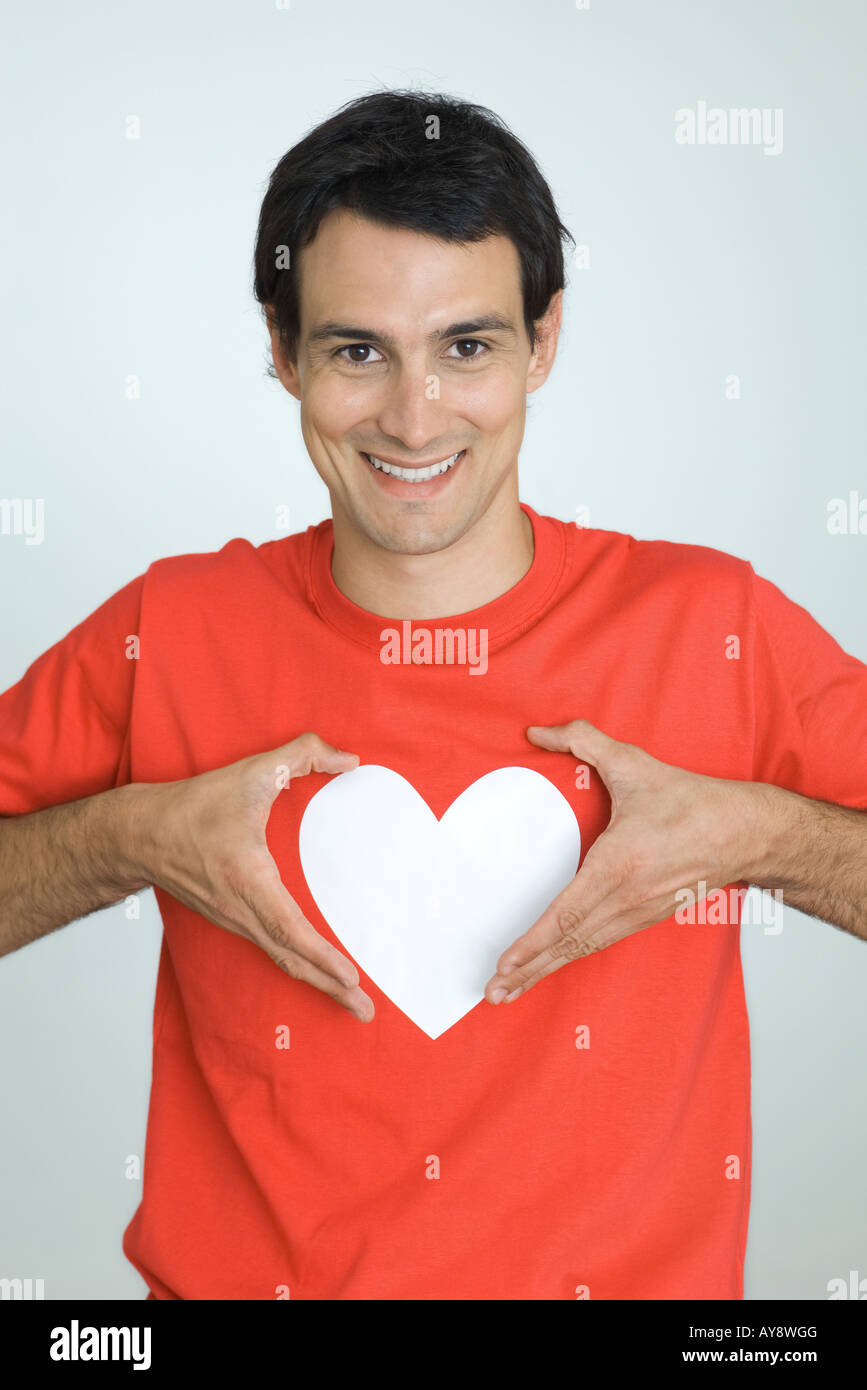 3 Hearts At The Side Tee Men main image 0