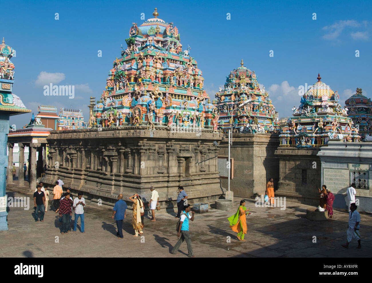 Kapaleeswarer Siva Temple Chennai Tamil Nadu India Stock Photo