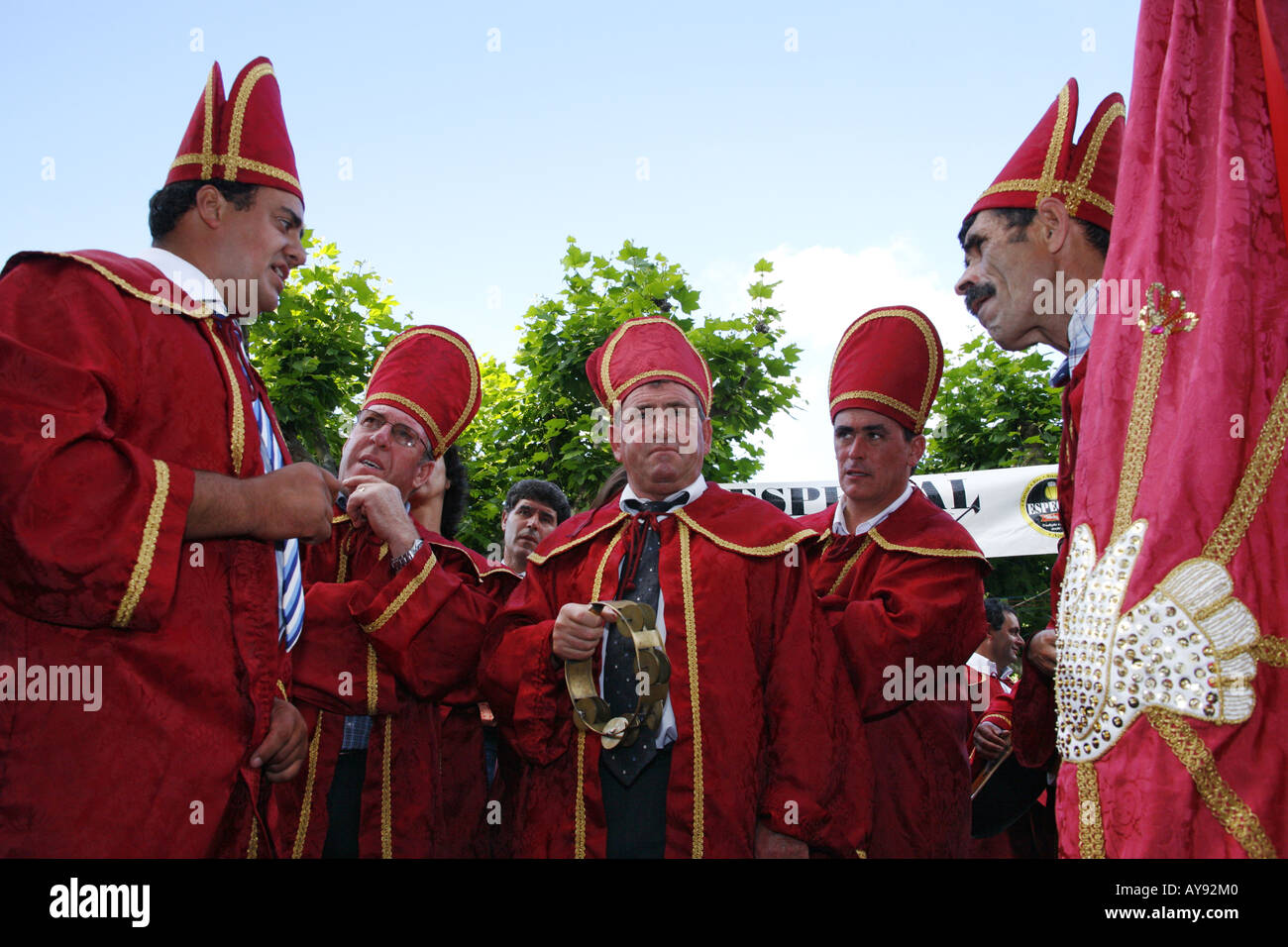 A group of "bispos" from Sao Miguel island, Azores. Holy Spirit