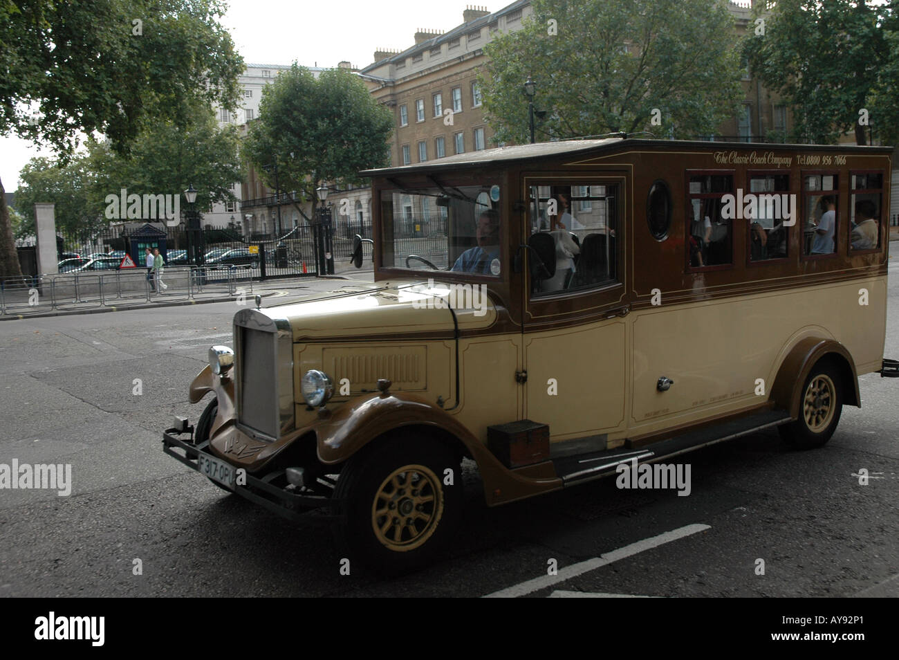 The Classic Coach Company touring vehicle in London, UK Stock Photo Alamy
