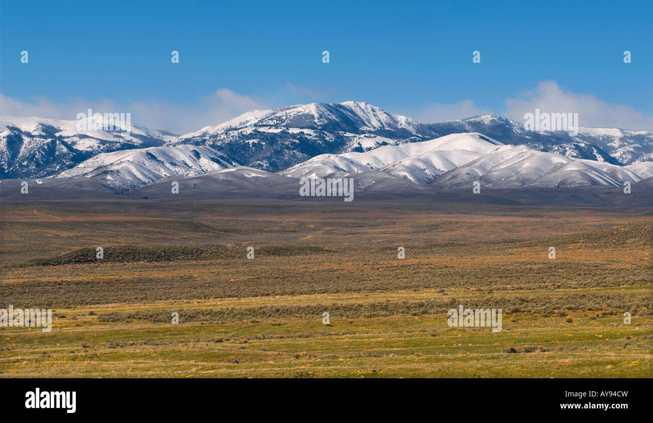 Idaho The beautiful Owyhee Mountains with a fresh dusting of snow on a