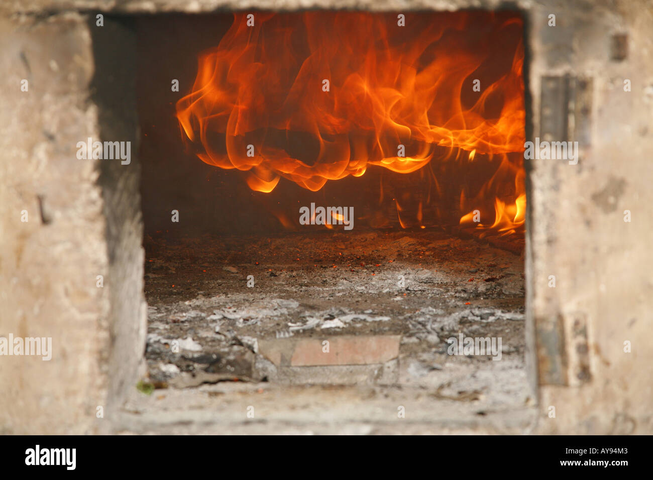 A traditional woodfired oven. Azores islands, Portugal Stock Photo Alamy