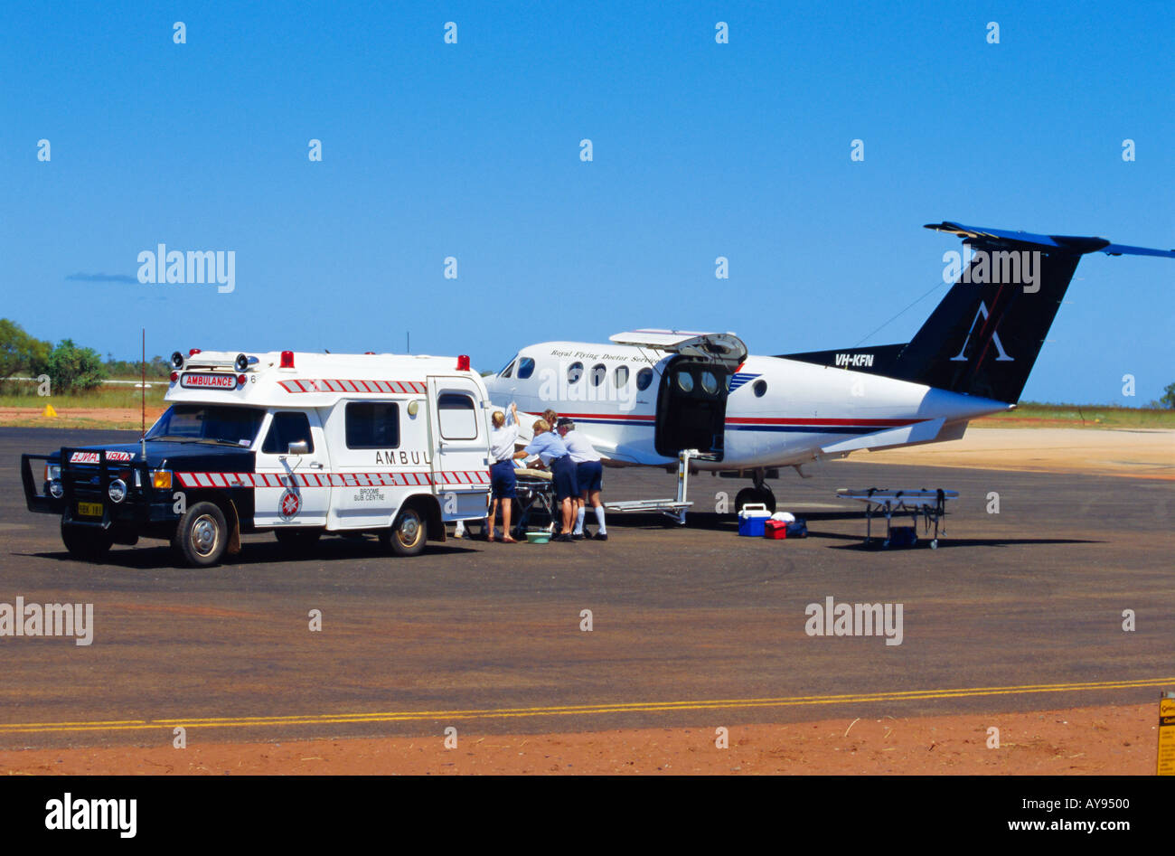 Flying Doctor Service Broome Western Australia Stock Photo Alamy