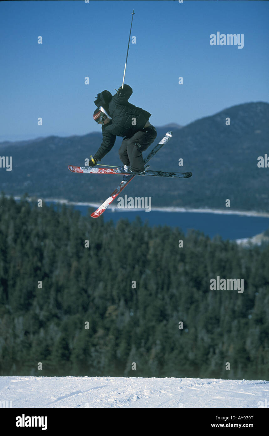 SKIING ACTION Stock Photo Alamy