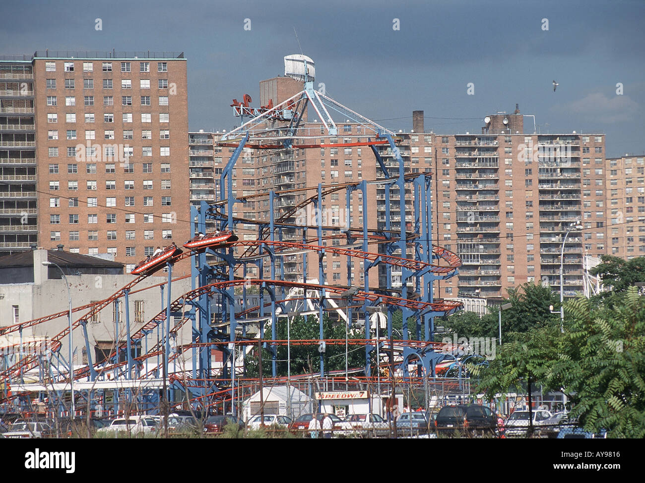Switchback railway at coney island hires stock photography and images