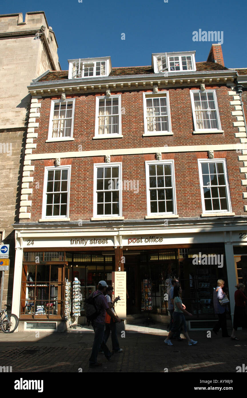 Post office on Trinity Street in Cambridge Stock Photo Alamy