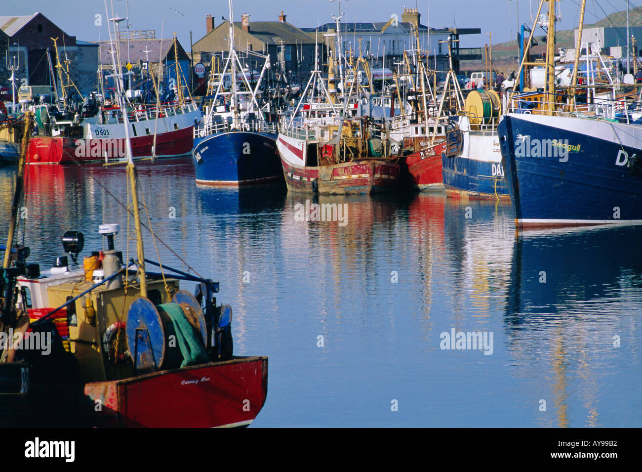 Fishing port of Howth Dublin Bay Ireland Stock Photo - Alamy