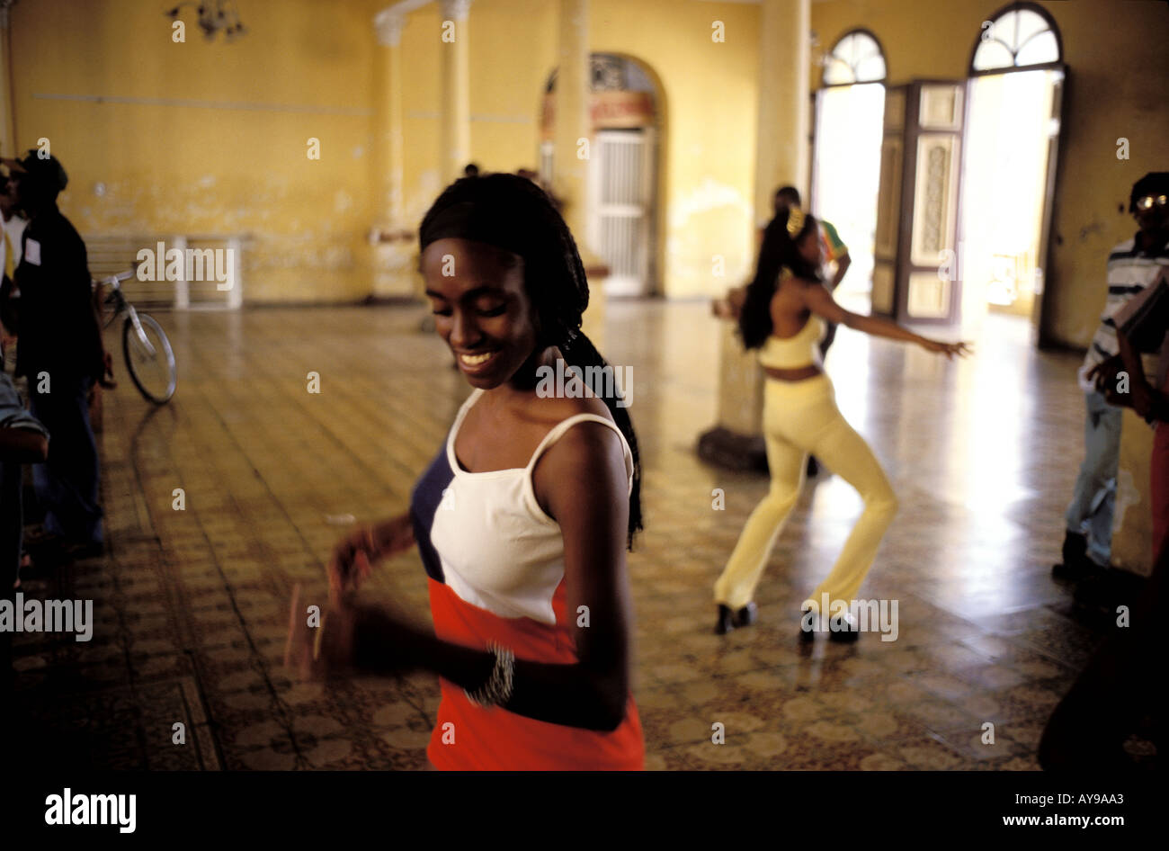 Calle Heredia young women School of Rumba dance Santiago de Cuba Cuba