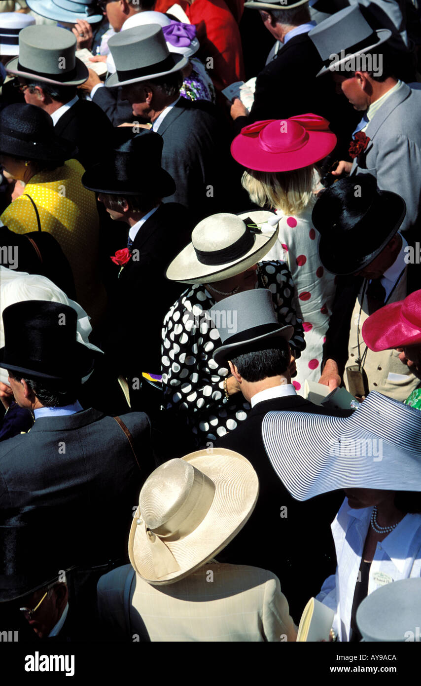Hats horse race Royal Ascot Ascot England UK Europe Stock Photo Alamy