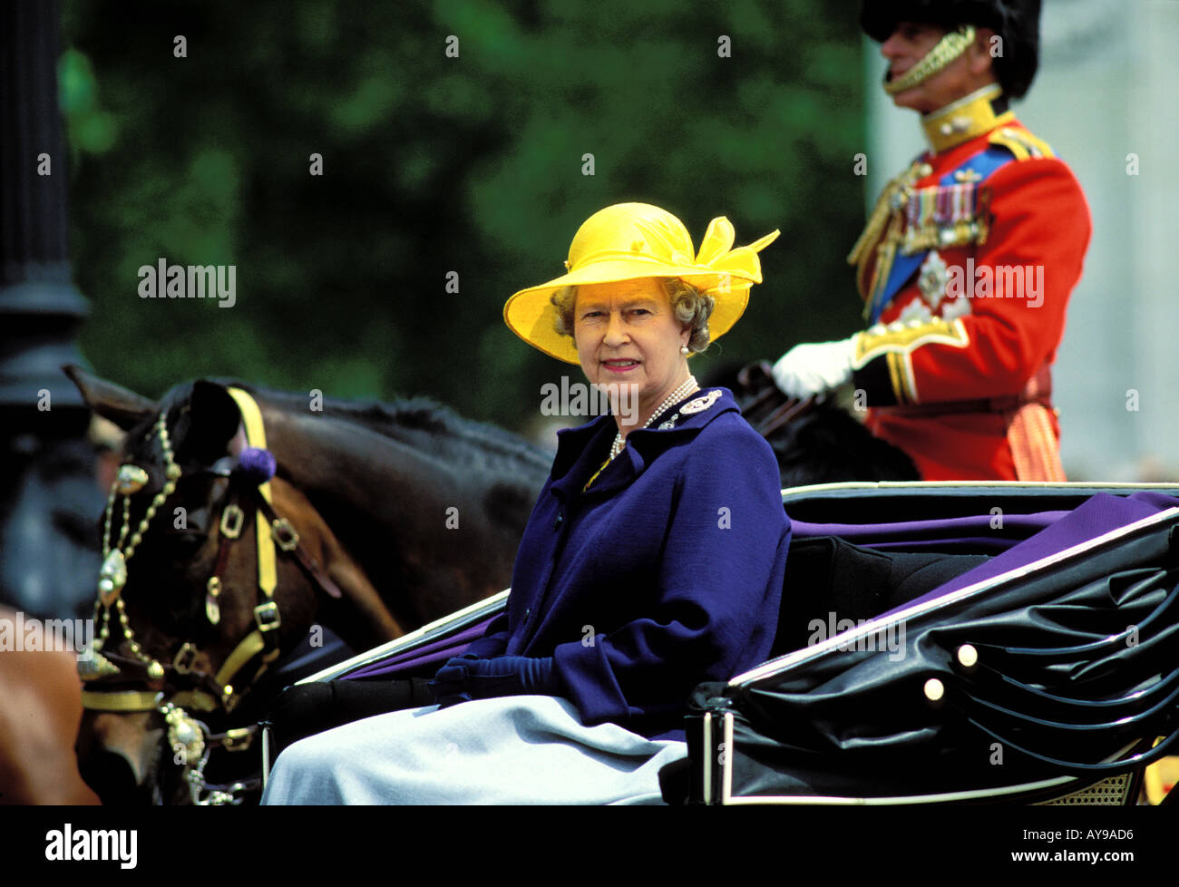 Queen Elizabeth Horse race Royal Ascot Ascot England UK Europe Stock Photo