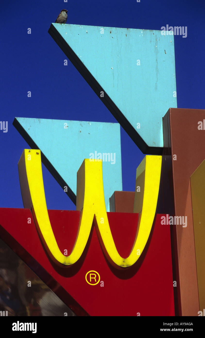 A counterfeit McDonald's restaurant in Chisinau, Moldova Stock Photo ...